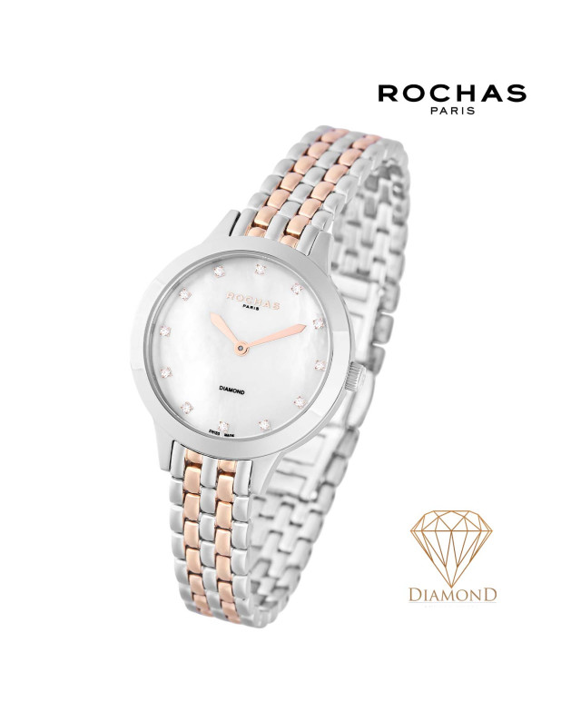ROCHAS Ladies Diamond Watch